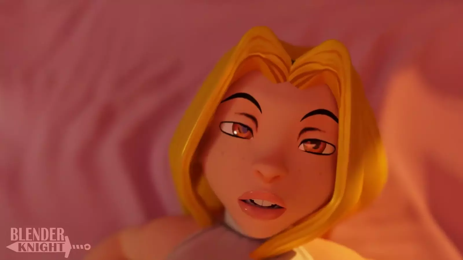 Multiple animated characters experiencing orgasms